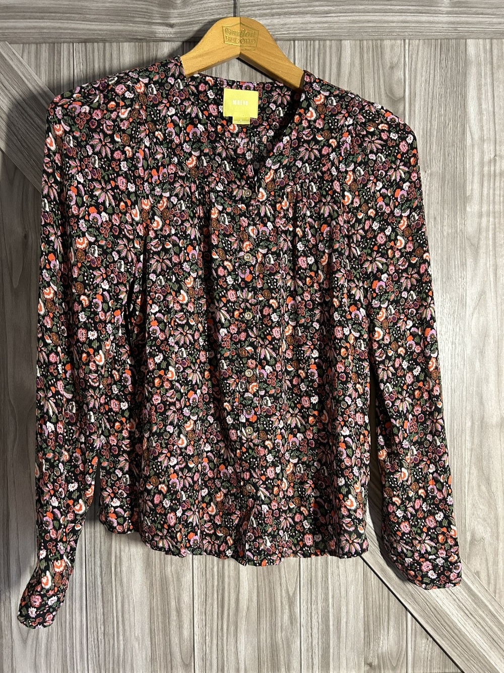 Anthropologie Maeve Orli Ditsy Floral Button Down Blouse Small